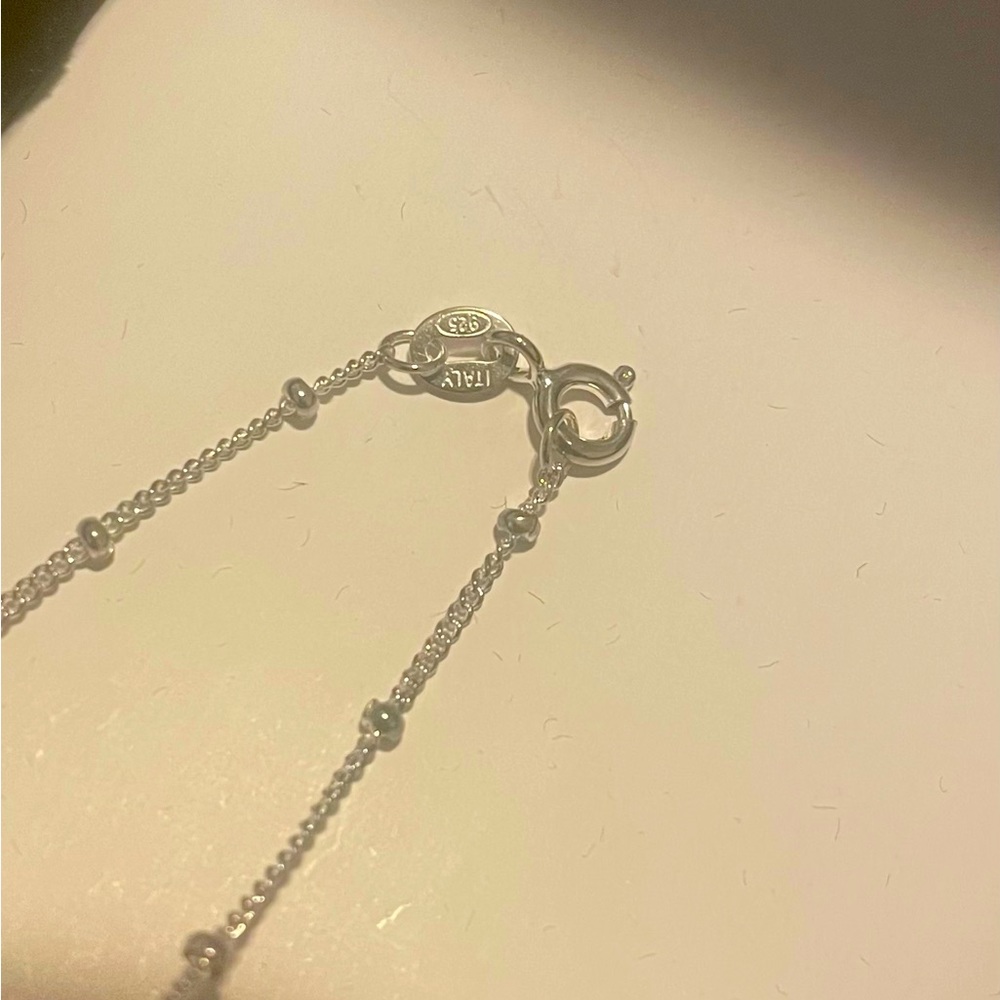 Amethyst drop necklace